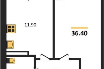 Фото №1: 1-комнатная квартира 36 м² - Краснодар, мкр. Прикубанский внутригородской округ, ул. Конгрессная, лит16