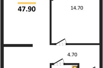 Фото №1: 1-комнатная квартира 47 м² - Краснодар, мкр. Догма Парк, ул. Анны Ахматовой, 22лит