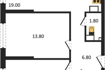 Фото №1: 2-комнатная квартира 57 м² - Краснодар, мкр. Догма Парк, ул. Анны Ахматовой, 22лит