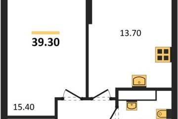 Фото №1: 1-комнатная квартира 39 м² - Краснодар, мкр. Догма Парк, ул. Анны Ахматовой, 22лит