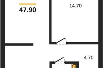 Фото №1: 1-комнатная квартира 47 м² - Краснодар, мкр. Догма Парк, ул. Анны Ахматовой