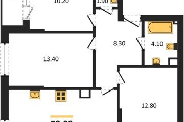 Фото №1: 3-комнатная квартира 70 м² - Краснодар, мкр. Догма Парк, ул. Анны Ахматовой