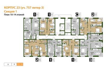 Фото №5: 2-комнатная квартира 59 м² - Краснодар, мкр. Догма Парк, ул. Анны Ахматовой
