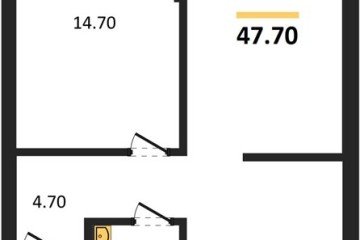 Фото №1: 1-комнатная квартира 47 м² - Краснодар, мкр. Догма Парк, ул. Анны Ахматовой