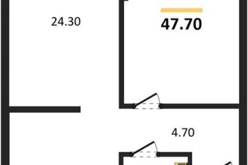 Фото №1: 1-комнатная квартира 47 м² - Краснодар, мкр. Догма Парк, ул. Анны Ахматовой