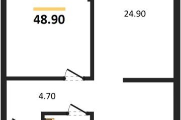 Фото №1: 1-комнатная квартира 48 м² - Краснодар, мкр. Догма Парк, ул. Анны Ахматовой