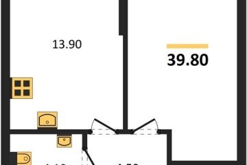 Фото №1: 1-комнатная квартира 39 м² - Краснодар, мкр. Прикубанский внутригородской округ, ул. Анны Ахматовой