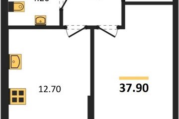 Фото №1: 1-комнатная квартира 37 м² - Краснодар, мкр. Прикубанский внутригородской округ, ул. Анны Ахматовой
