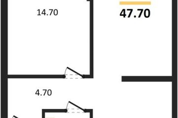 Фото №1: 1-комнатная квартира 47 м² - Краснодар, мкр. Прикубанский внутригородской округ, ул. Анны Ахматовой