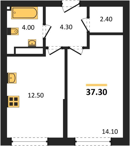 Фото №1: 1-комнатная квартира 37 м² - Краснодар, Догма Парк, мкр. Прикубанский внутригородской округ, ул. Анны Ахматовой