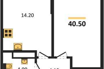 Фото №1: 1-комнатная квартира 40 м² - Краснодар, мкр. Прикубанский внутригородской округ, ул. Анны Ахматовой