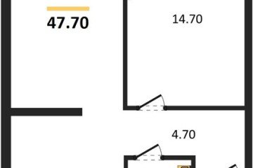 Фото №1: 1-комнатная квартира 47 м² - Краснодар, мкр. Прикубанский внутригородской округ, 