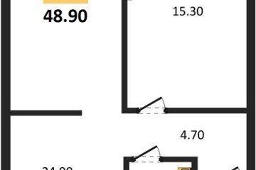 Фото №1: 1-комнатная квартира 48 м² - Краснодар, мкр. Прикубанский внутригородской округ, 