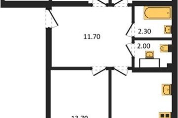 Фото №1: 3-комнатная квартира 76 м² - Краснодар, мкр. Прикубанский внутригородской округ, 