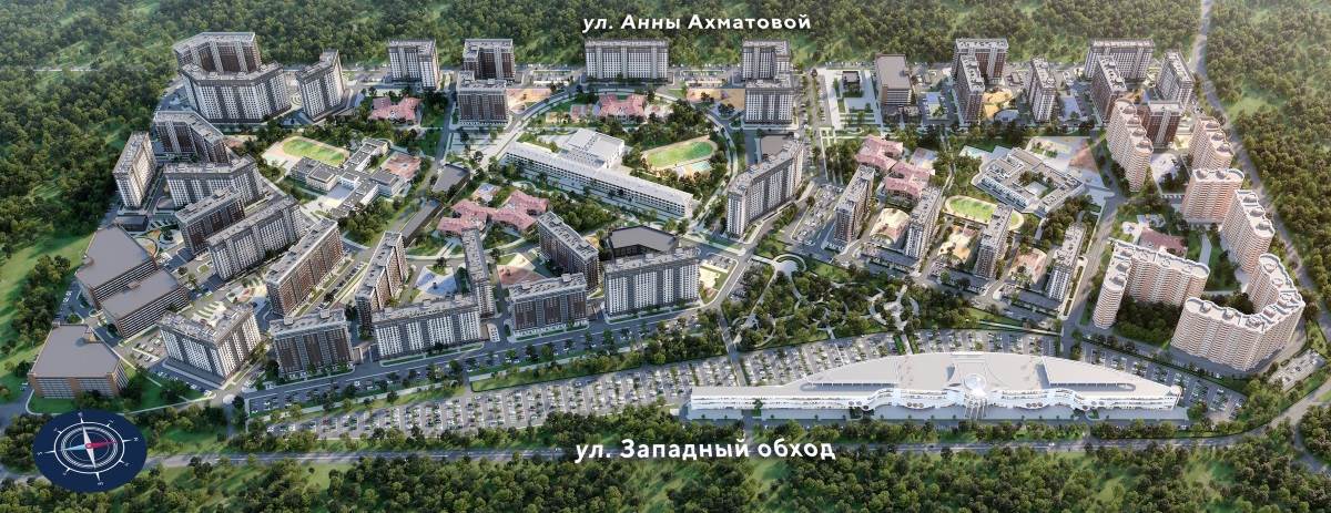 Фото №3: 2-комнатная квартира 60 м² - Краснодар, Догма Парк, мкр. Прикубанский внутригородской округ