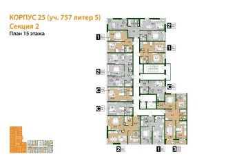 Фото №5: 2-комнатная квартира 66 м² - Краснодар, мкр. Прикубанский внутригородской округ, 