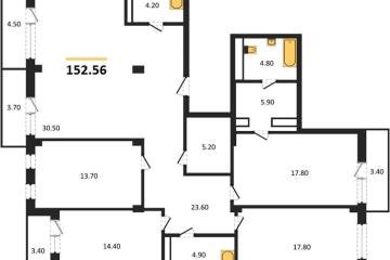 Фото №1: 4-комнатная квартира 152 м² - Краснодар, мкр. Фестивальный, ул. Круговая, 4/1