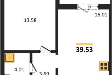 Фото №1: 1-комнатная квартира 39 м² - Краснодар, мкр. ЖК Тёплые Края, 