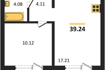 Фото №1: 1-комнатная квартира 39 м² - Краснодар, мкр. ЖК Тёплые Края, 