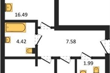 Фото №1: 2-комнатная квартира 61 м² - Краснодар, мкр. ЖК Тёплые Края, 