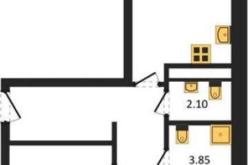 Фото №1: 2-комнатная квартира 57 м² - Краснодар, мкр. ЖК Тёплые Края, 