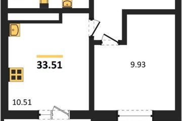Фото №1: 1-комнатная квартира 33 м² - Краснодар, мкр. ЖК Тёплые Края, 
