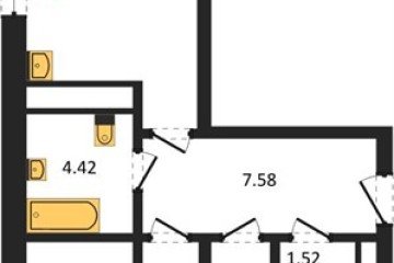Фото №1: 2-комнатная квартира 57 м² - Краснодар, мкр. ЖК Тёплые Края, 