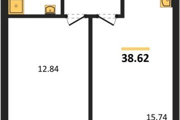 Фото №1: 1-комнатная квартира 38 м² - Краснодар, мкр. ЖК Тёплые Края, 