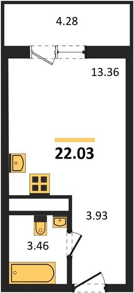 Фото №1: Студия 21 м² - Краснодар, Прикубанский внутригородской округ, мкр. ЖК Тёплые Края