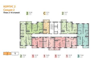 Фото №3: 1-комнатная квартира 36 м² - Краснодар, мкр. ЖК Тёплые Края, 