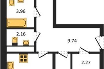 Фото №1: 2-комнатная квартира 58 м² - Краснодар, мкр. ЖК Тёплые Края, 