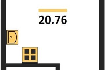 Фото №1: Студия 20 м² - Краснодар, мкр. ЖК Тёплые Края, 