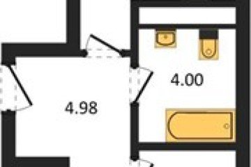 Фото №1: 1-комнатная квартира 41 м² - Краснодар, мкр. ЖК Тёплые Края, 
