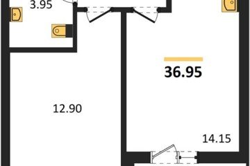 Фото №1: 1-комнатная квартира 36 м² - Краснодар, мкр. ЖК Тёплые Края, 