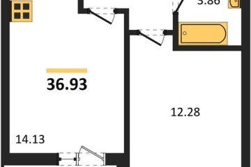 Фото №1: 1-комнатная квартира 37 м² - Краснодар, мкр. ЖК Тёплые Края, 