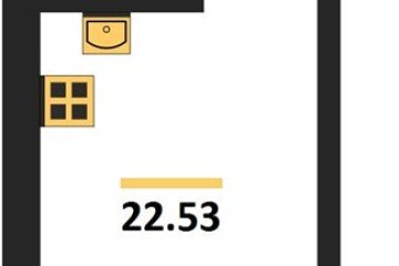 Фото №1: Студия 22 м² - Краснодар, мкр. ЖК Тёплые Края, 