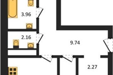 Фото №1: 2-комнатная квартира 62 м² - Краснодар, мкр. ЖК Тёплые Края, 
