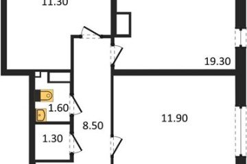 Фото №1: 3-комнатная квартира 73 м² - Краснодар, мкр. жилой комплекс Самолёт-6, 