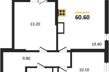 Фото №1: 2-комнатная квартира 60 м² - Краснодар, мкр. Прикубанский внутригородской округ, 