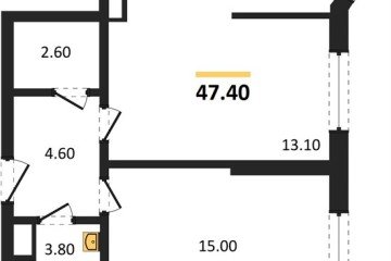 Фото №1: 2-комнатная квартира 47 м² - Краснодар, мкр. Прикубанский внутригородской округ, 