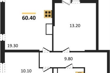 Фото №1: 2-комнатная квартира 60 м² - Краснодар, мкр. Прикубанский внутригородской округ, 