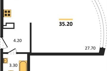 Фото №1: Студия 35 м² - Краснодар, мкр. жилой комплекс Самолёт-6, 