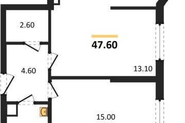 Фото №1: 2-комнатная квартира 47 м² - Краснодар, мкр. жилой комплекс Самолёт-6, 
