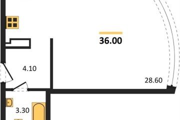 Фото №1: Студия 36 м² - Краснодар, мкр. жилой комплекс Самолёт-6, 