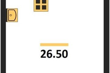 Фото №1: Студия 26 м² - Краснодар, мкр. жилой комплекс Самолёт-6, 