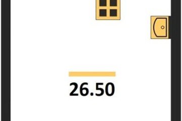 Фото №1: Студия 26 м² - Краснодар, мкр. жилой комплекс Самолёт-6, 