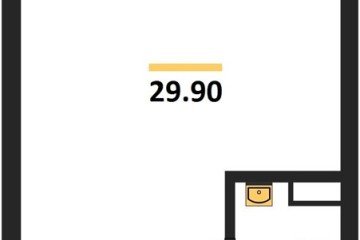 Фото №1: Студия 29 м² - Краснодар, мкр. жилой комплекс Самолёт-6, 