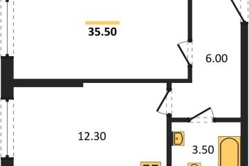 Фото №1: 1-комнатная квартира 35 м² - Краснодар, мкр. жилой комплекс Самолёт-6, 