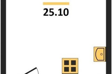 Фото №1: Студия 25 м² - Краснодар, мкр. жилой комплекс Самолёт-6, 