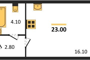 Фото №1: Студия 23 м² - Краснодар, мкр. жилой комплекс Самолёт-6, 